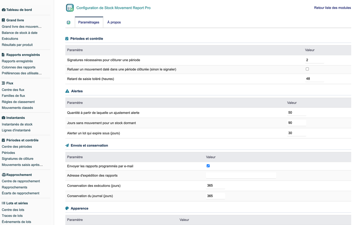 Stock Movement Report Pro