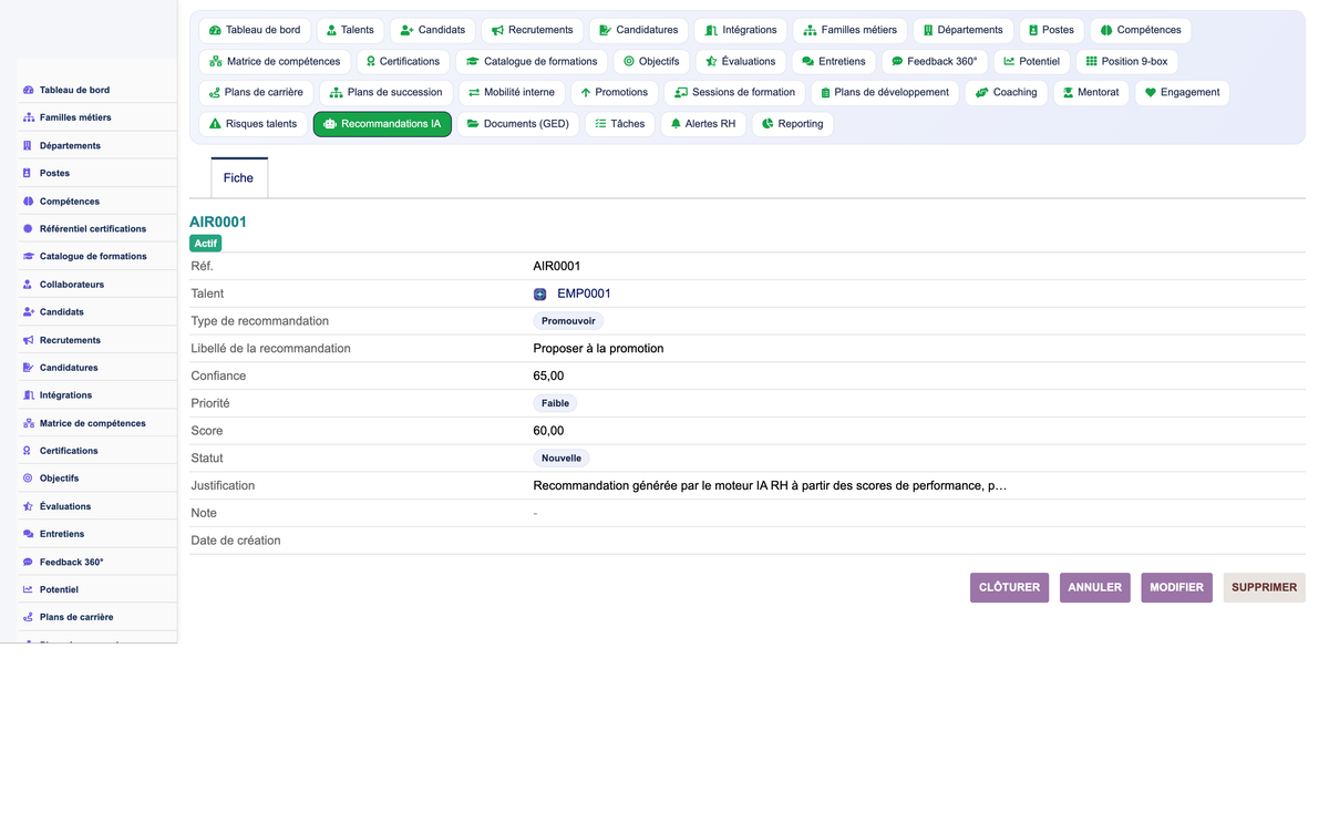HR Performance Evaluation Management - Dolibarr