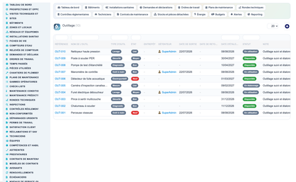 Plumbing, Sanitary-Heating & Water-Network Management - Dolibarr