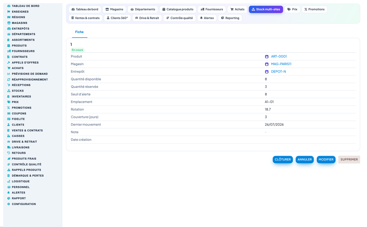 Grocery, Convenience-Store, Supermarket & Hypermarket Retail Management for Dolibarr