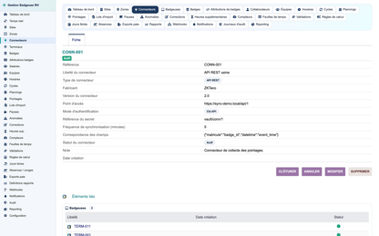 HR Badge, Time & Attendance Management - Dolibarr