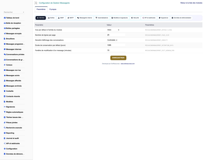 MESSAGING MANAGEMENT - Dolibarr