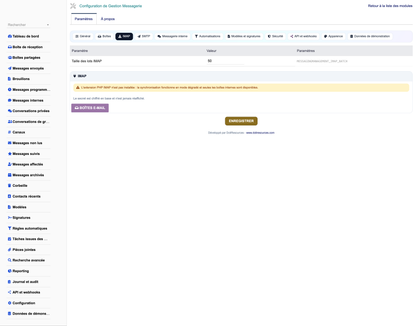 MESSAGING MANAGEMENT - Dolibarr