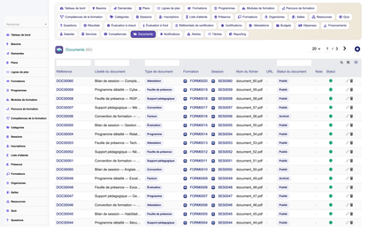 HR Training Management - Dolibarr