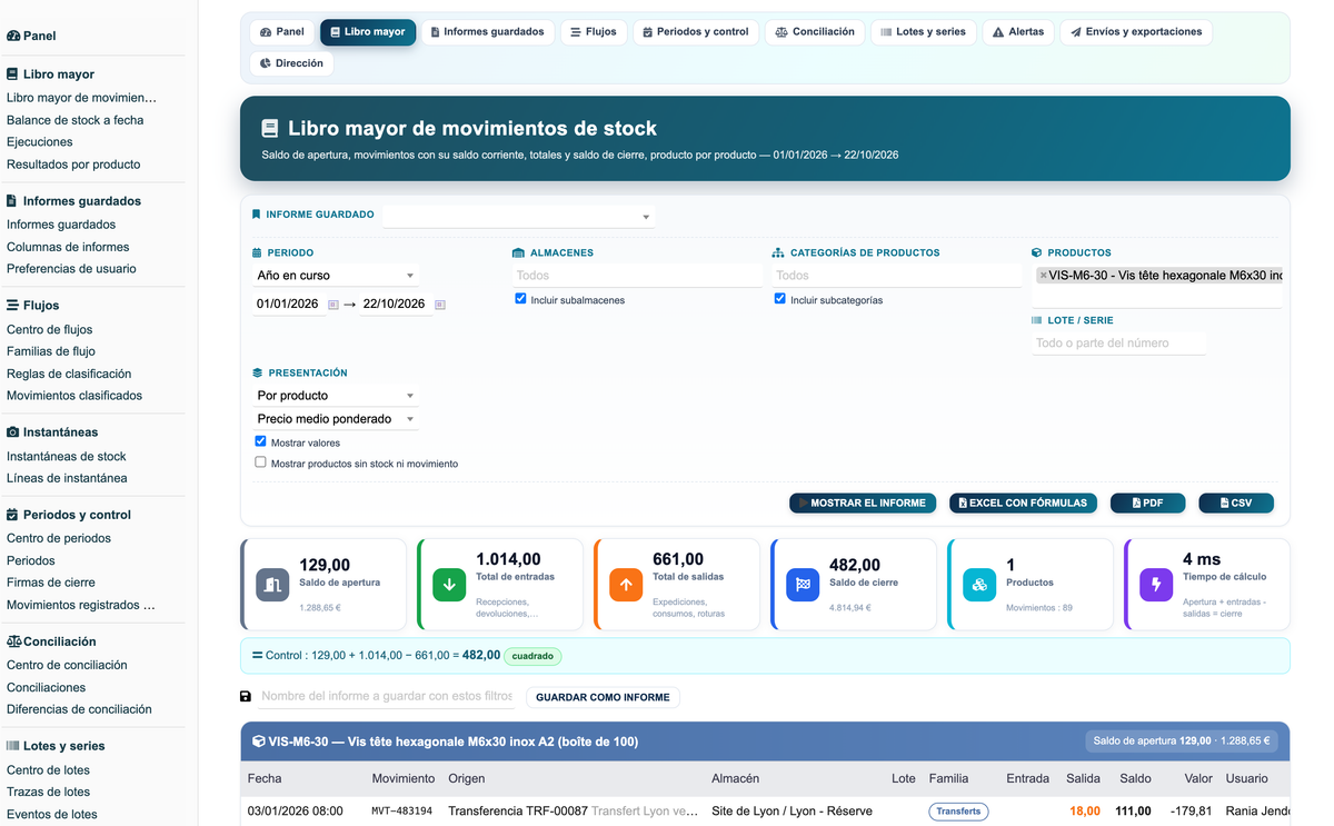 Stock Movement Report Pro