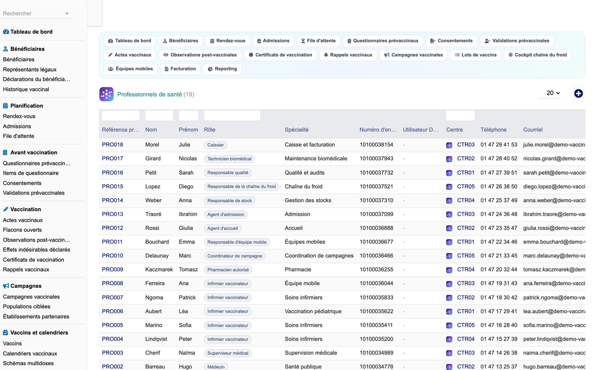 DoliResources - Dolibarr - 58_professionnels_de_sante