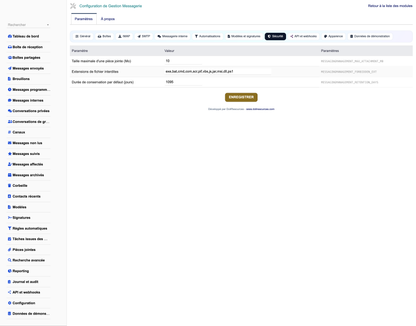 MESSAGING MANAGEMENT - Dolibarr