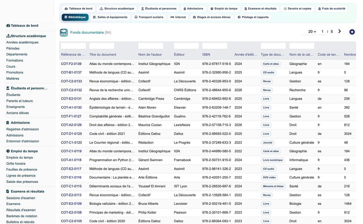 Education ERP Pro — school management for Dolibarr