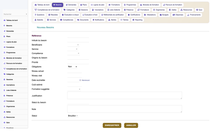 HR Training Management - Dolibarr