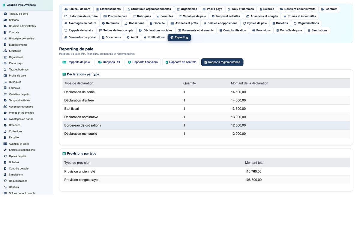 Advanced Payroll Management - Dolibarr