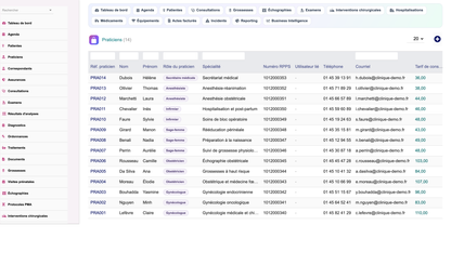 DoliResources - Dolibarr - 62_list_gynpractitioner