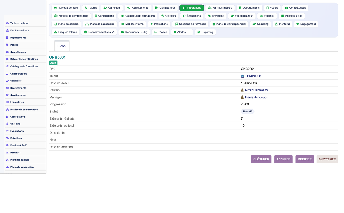 HR Performance Evaluation Management - Dolibarr
