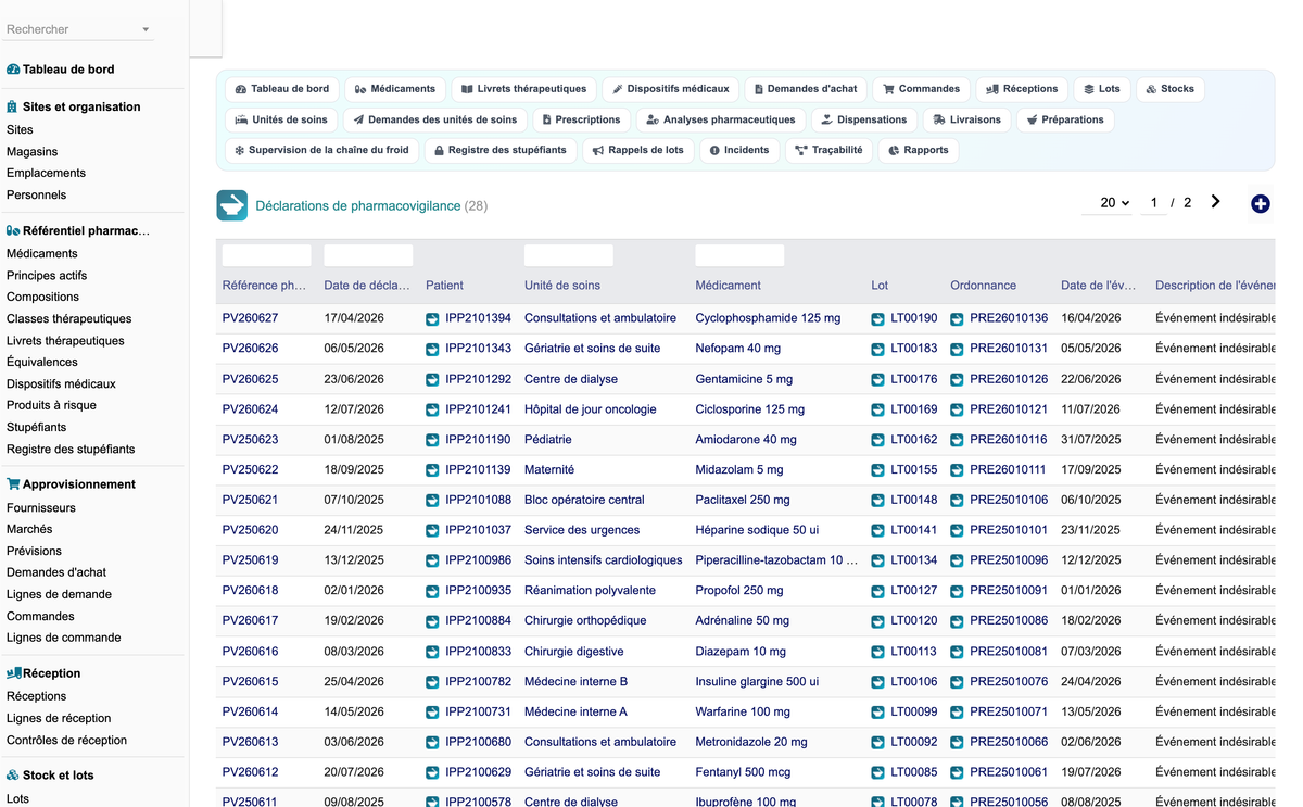 DoliResources - Dolibarr - 63_pharmacovigilance