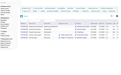 DoliResources - Dolibarr - 65_tarifs