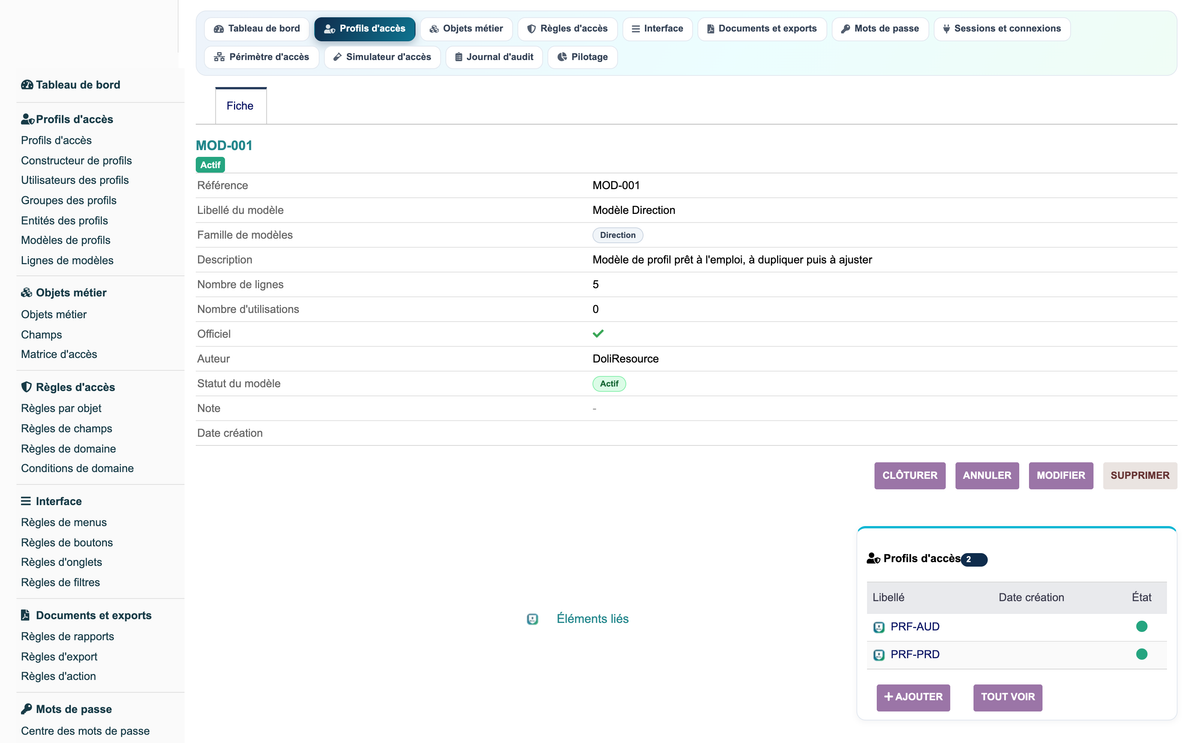 Access Manager Pro — advanced access control for Dolibarr