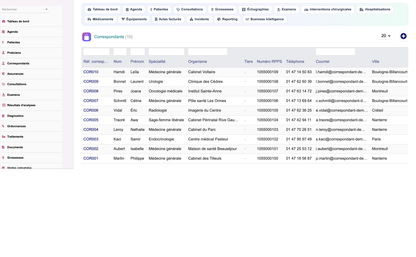 DoliResources - Dolibarr - 70_list_gynreferrer