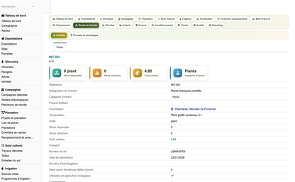 DoliResources - Dolibarr - 74_fiche_intrant