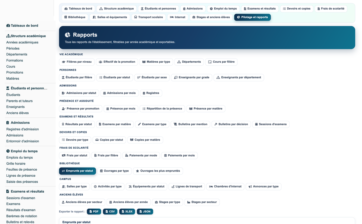 Education ERP Pro — school management for Dolibarr