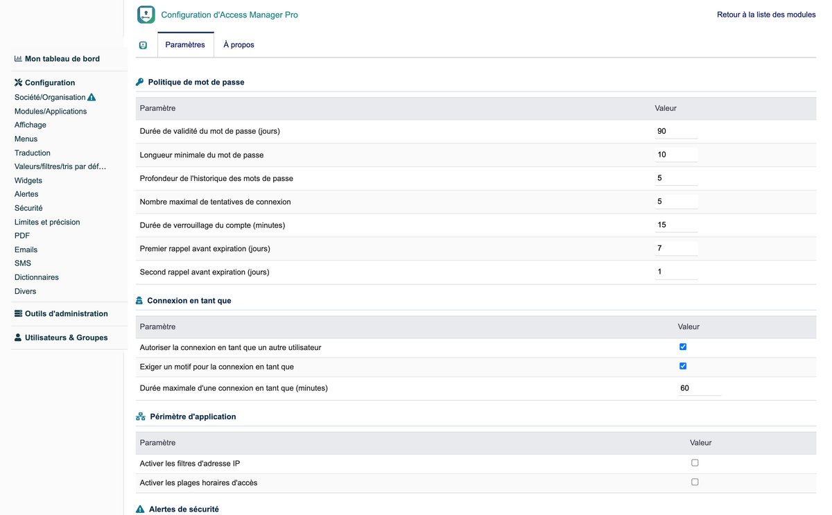 Access Manager Pro — advanced access control for Dolibarr