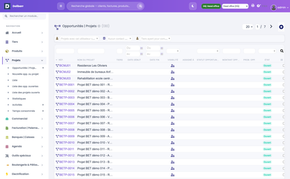 DoliResources - Dolibarr - finance_04_projects