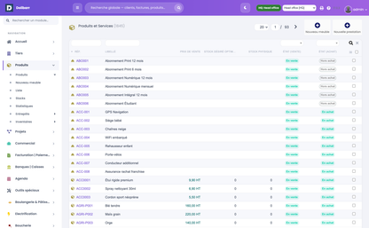 DoliResources - Dolibarr - finance_05_products